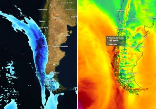 Temporal de viento y lluvias intensas por río atmosférico afectarán al sur y la zona austral de Chile desde este domingo