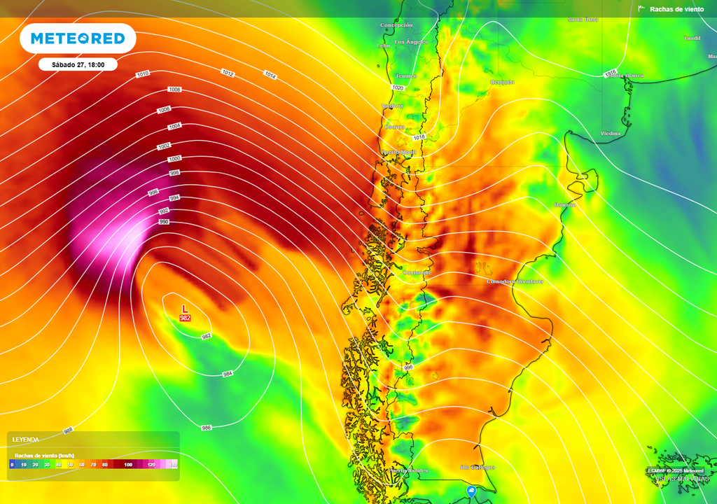 rachas de viento previstas
