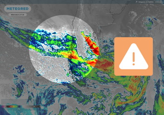 Temporal con río atmosférico: hasta 100 mm de lluvias podrían caer este miércoles en sectores de Los Lagos y Aysén