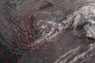 Temporal duro en el Mediterráneo con precipitaciones intensas