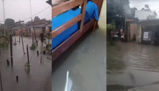 Temporal em Bel&eacute;m deixa ruas submersas e situa&ccedil;&atilde;o de emerg&ecirc;ncia; veja imagens