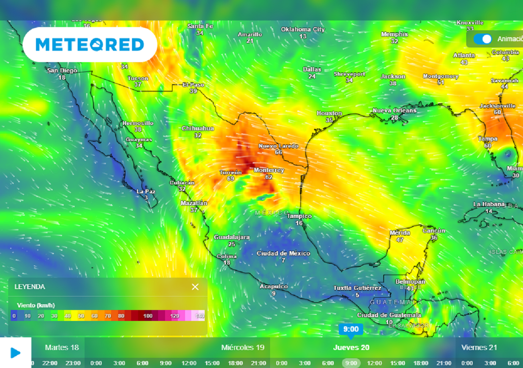 Circulación ciclónica en México