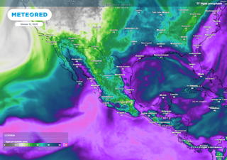 Temporal lluvioso continuará en México con fuertes tormentas hasta de 150 mm, beneficiando bosques y cuerpos de agua