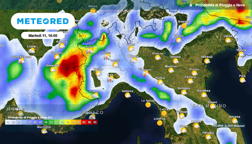 Allerta meteo gialla oggi 11 agosto: ecco le 6 regioni del centro-sud pi&ugrave; a rischio per i temporali