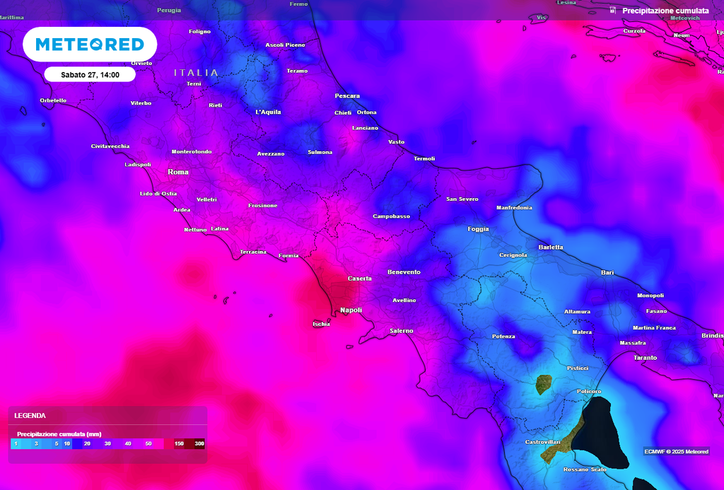 accumuli importanti nel napoletano