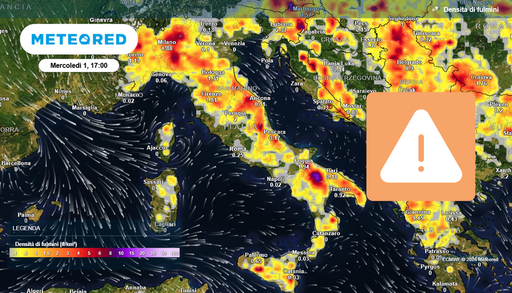 Temporali molto violenti da mercoled&igrave; 1 luglio: tutta l'Italia a rischio maltempo dopo il caldo record