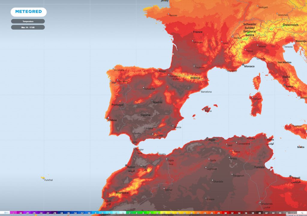 Temperaturas España Temperaturas España