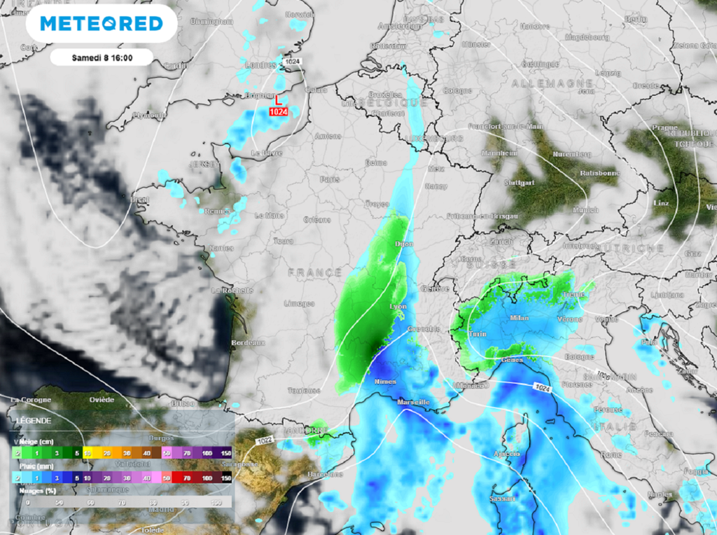 Une goutte froide va venir déstabiliser la masse d'air pour le début des vacances de février.