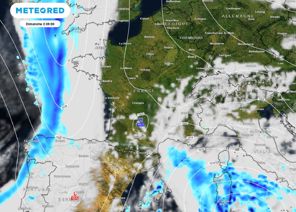 Avec un anticyclone positionné sur la France dimanche, le temps s'annonce sec et ensoleillé dans la plupart des régions.