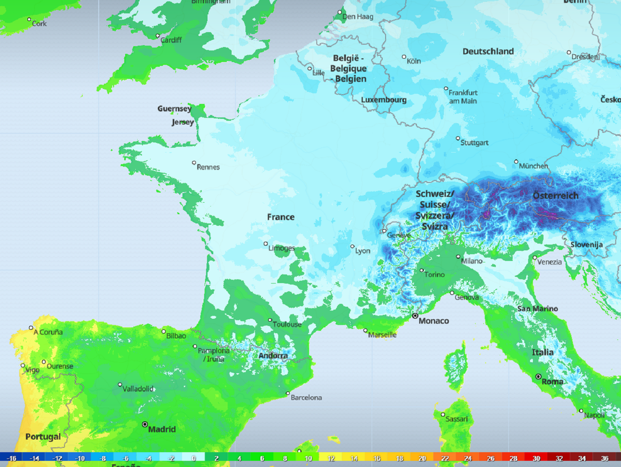 Tendance hiver fin d’année agitée puis froid et neige début 2022