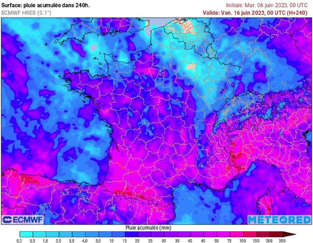 Grâce aux orages des prochains jours, la sécheresse va reculer sensiblement, notamment de l'ouest aux régions méditerranéennes.