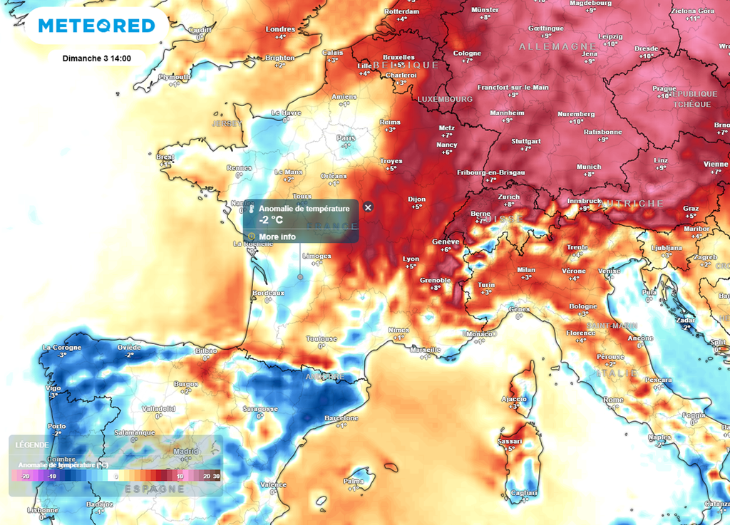 Les températures commenceront à baisser par l'ouest au cours du week-end du 1er mai.