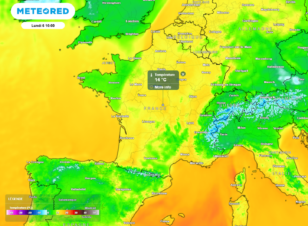 La douceur sera parfois très marquée en début de semaine prochaine avec localement plus de 10 ou 12°C en matinée ! La douceur sera parfois très marquée en début de semaine prochaine avec localement plus de 10 ou 12°C en matinée !