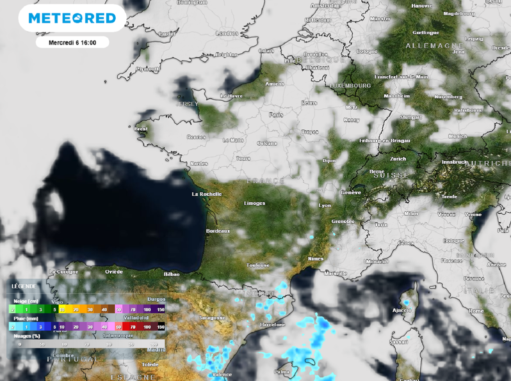 Jusqu'en milieu de semaine, la France demeurera coupée en deux avec une grisaille souvent tenace dans la moitié nord.