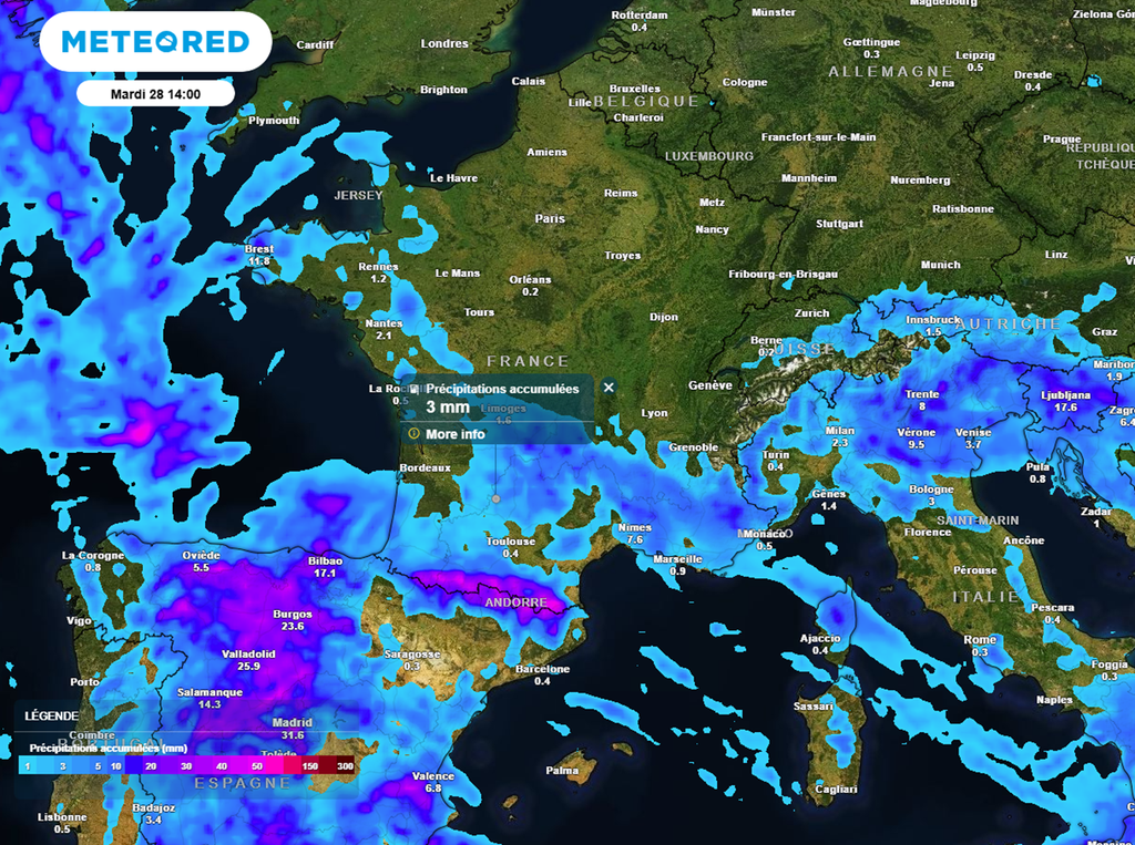 Ces prochains jours s'annoncent secs, hormis les quelques averses possibles au sud.