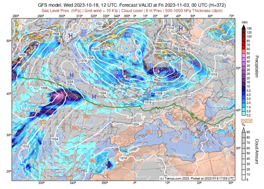 Le flux perturbé pourra se poursuivre en début de mois.