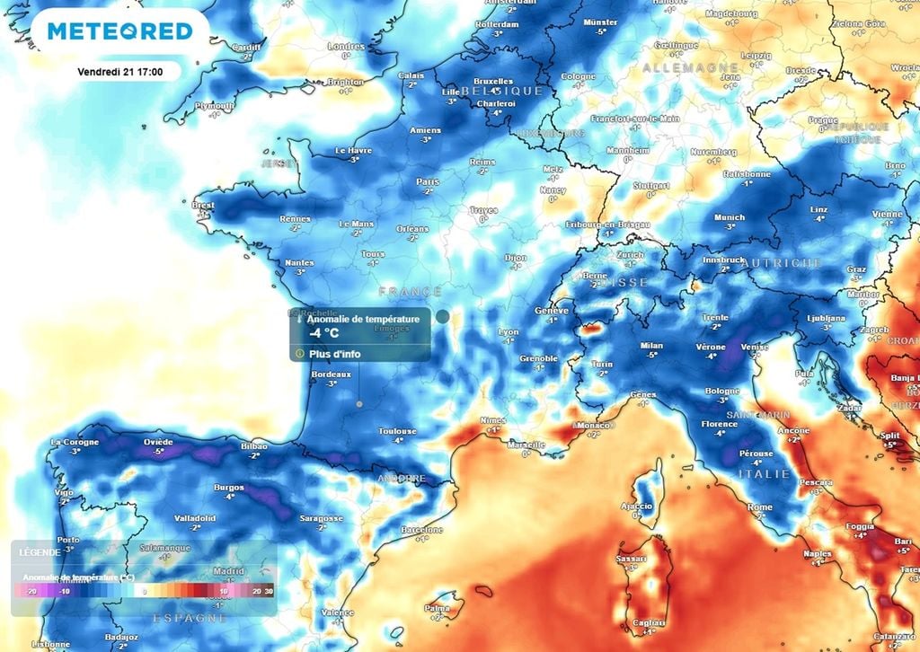 En fin de semaine, les températures repasseront ponctuellement sous les normales de saison, du jamais vu depuis le 11 juin ! En fin de semaine, les températures repasseront ponctuellement sous les normales de saison, du jamais vu depuis le 11 juin !