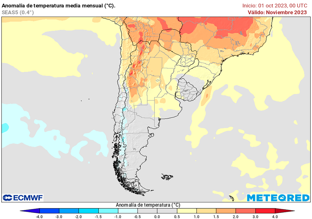 Temperatura, Helada, Argentina, Ola de calor