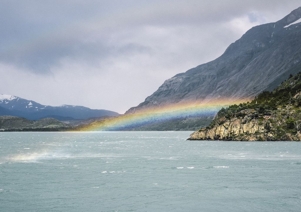 arcoíris; lluvia; patagonia arcoíris; lluvia; patagonia