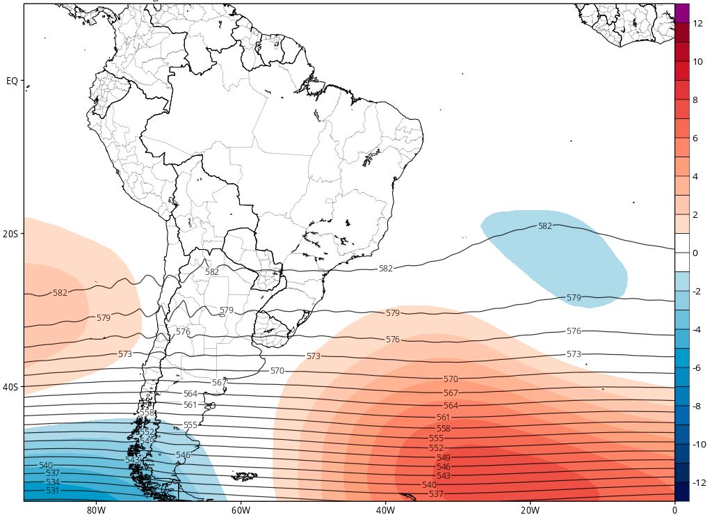 Geopotencial Semana Santa Pascuas