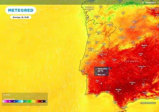 Tend&ecirc;ncias a 10 dias em Portugal: estabilidade ganha for&ccedil;a e as temperaturas sobem, sobretudo no Sul