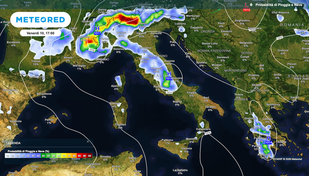 Venerdì e soprattutto sabato tornano i temporali di calore, certi sulle Alpi ma molto probabili anche in alcune zone di pianura spiecie al nord. Non portano però reale refrigerio.