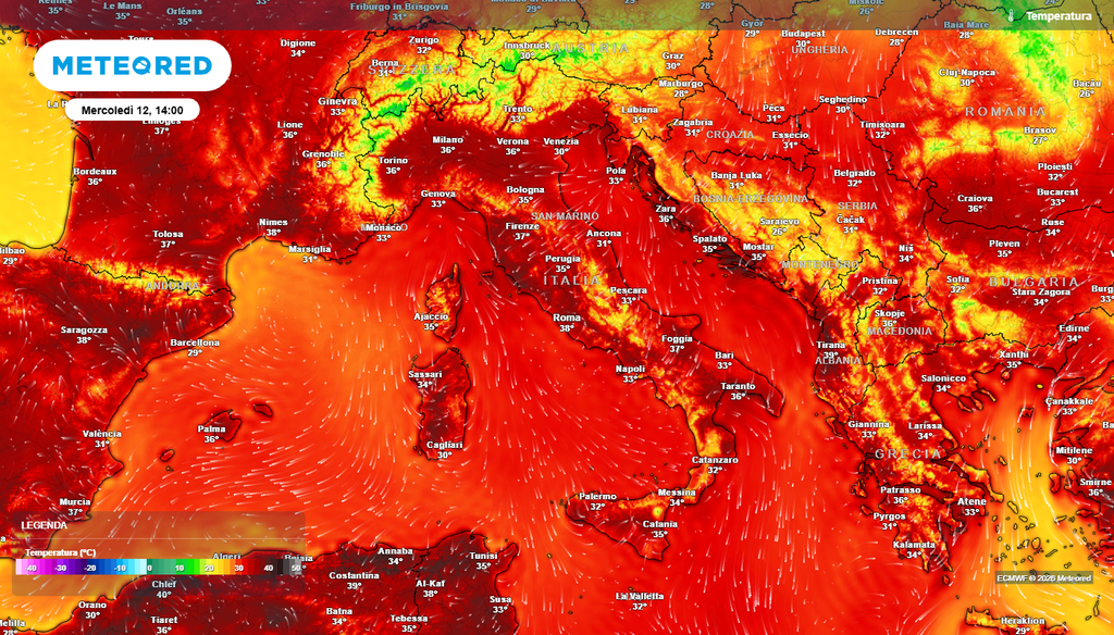 Caldo ad oltranza su tutti i settori Temperature ormai "normali" che registriamo e vi raccontiamo da giorni