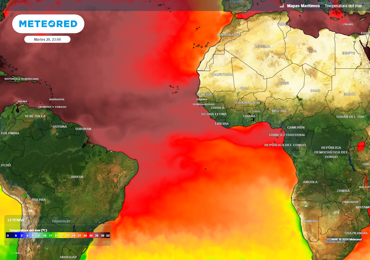 Como en el Pacífico ecuatorial, La Niña podría aparecer pero en el Atlántico ecuatorial, generando cambios en el tiempo y clima de sus alrededores.