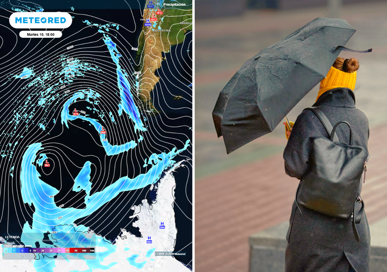 "Tendremos varios d&iacute;as con lluvias" seguidilla de sistemas frontales cruzar&aacute;n por Chile esta semana, afirma Meteored