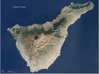 Tenerife visto por Landsat-8