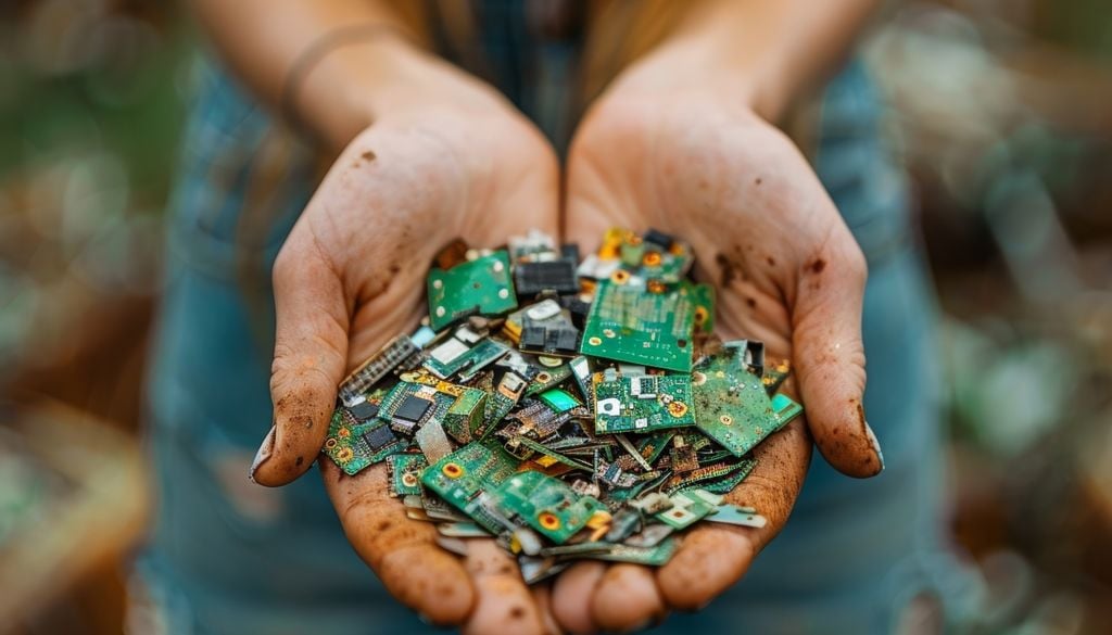 basura electrónica Apenas un 10% de los usuarios decide llevar sus equipos a puntos de reciclaje autorizados.