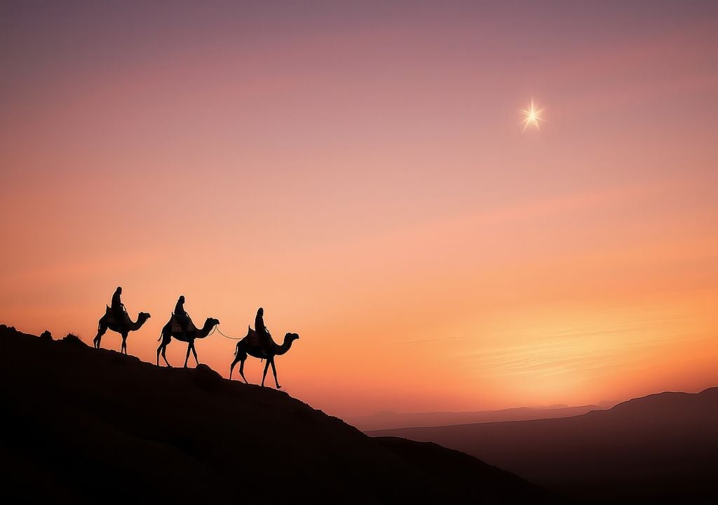 Los Reyes Magos y la Estrella de Belén