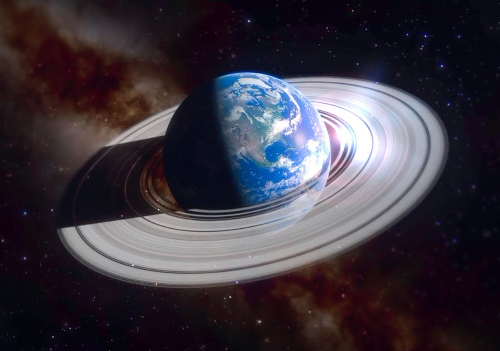 Earth may have had rings in the not-so-distant past, new crater study finds. Credit: Joe Scott