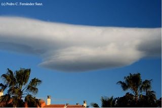 Terral, viento escultor de las nubes