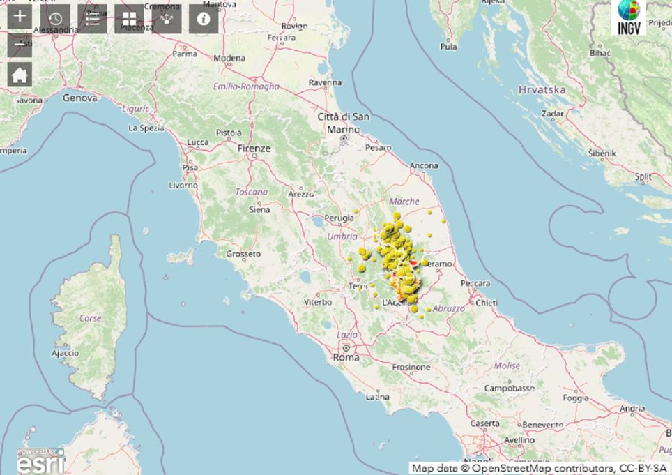 ingv sequenza sismica 2016 2017 Italia centrale ingv sequenza sismica 2016 2017 Italia centrale