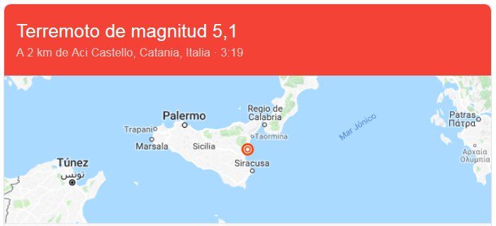 Terremoto En Sicilia Y El Etna Ruge Terremoto En Sicilia Y El Etna Ruge