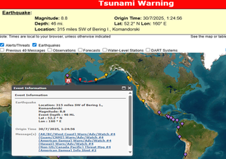 Terremoto de 8,8 cerca de Kamchatka, Rusia, entre los 6 más fuertes jamás registrados en la Tierra: avisos de tsunamis