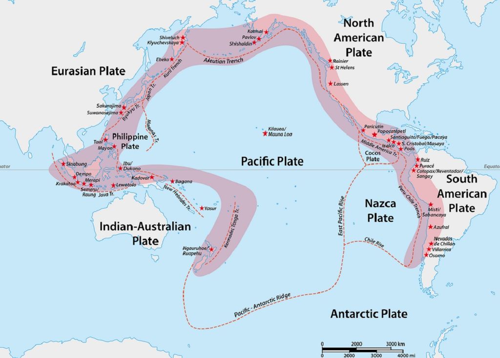 Geología del Cinturón de Fuego del Pacífico