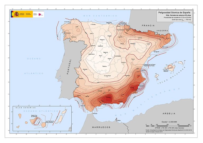 mapa de terremotos en españa Terremotos: ¿España podría registrar un catastrófico 'Big One'?