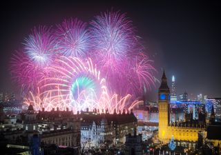 What weather to expect during New Year's fireworks