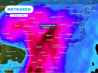 The Carolinas are flooding already and the main moisture from Helene hasn't even arrived yet