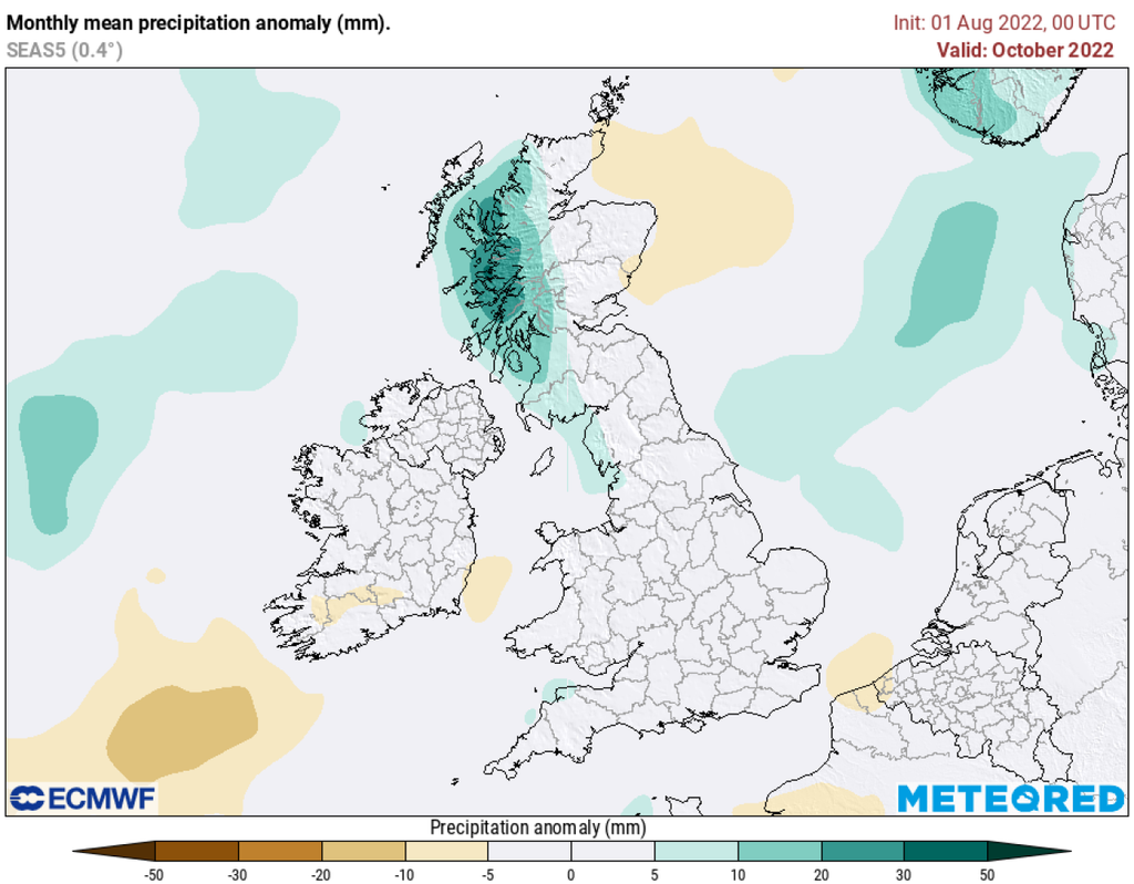 The UK autumn weather forecast 2022