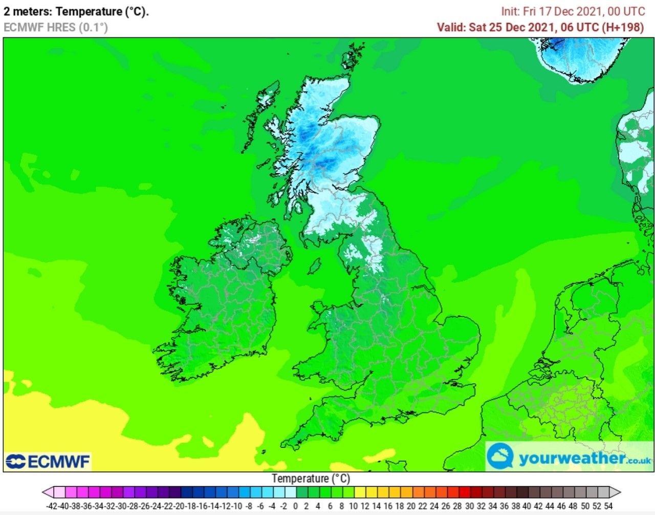 The UK Christmas weather forecast: a cold outlook and a chance of snow