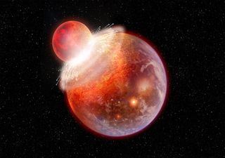 Unos científicos del Instituto Max Planck sugieren que la Luna nació tras un impacto entre vecinos del sistema solar