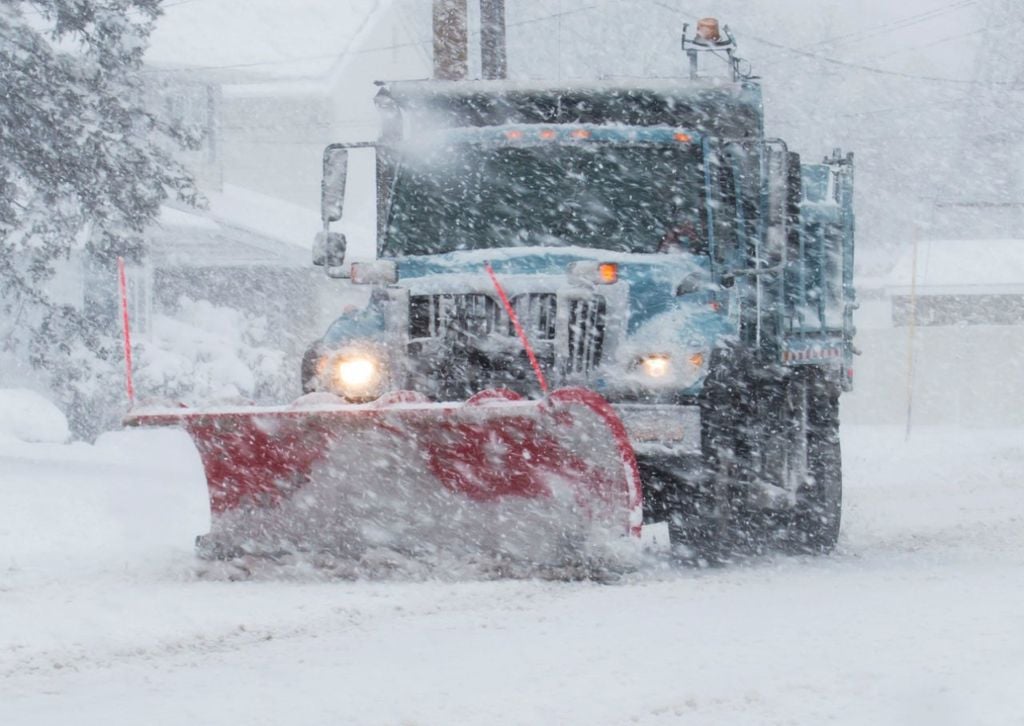 Heavy snow fell from the northern plains through the upper Midwest late this week.