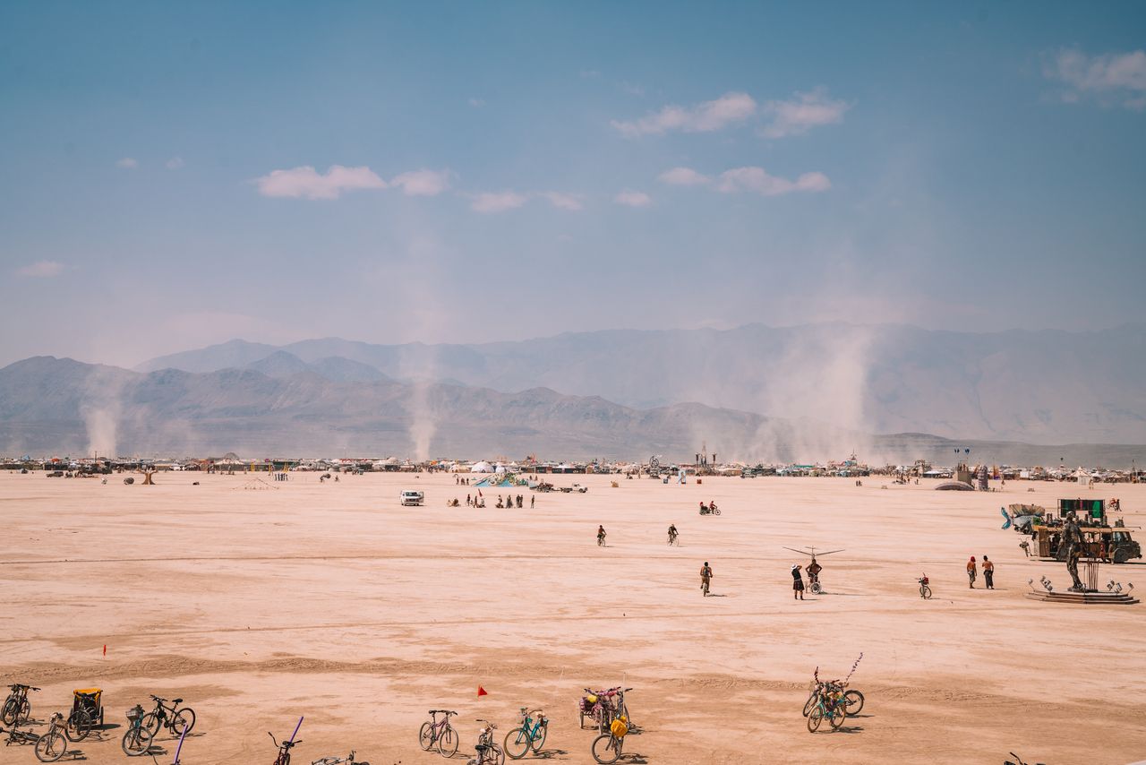 Thousands Trapped by Flooding in the Dangerous Sands at Burning Man