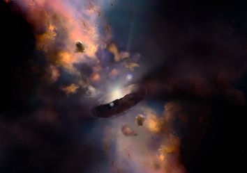 Cerca de los agujeros negros... ¡también se forman nubes! Cerca de los agujeros negros... ¡también se forman nubes!