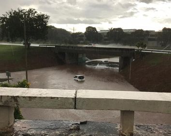 Chuvas intensas castiga Brasília no domingo de Páscoa Chuvas intensas castiga Brasília no domingo de Páscoa