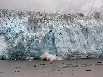 Die Klimaerwärmung ist in vollem Gang: Die Gletscher schmelzen! Die Klimaerwärmung ist in vollem Gang: Die Gletscher schmelzen!