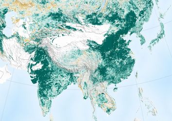 Terra está mais verde que há 20 anos atrás Terra está mais verde que há 20 anos atrás